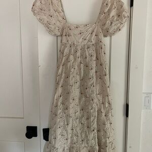 Isla Rae Floral and Cream Dress